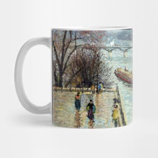 High Resolution Camille Pissarro The Louvre Afternoon Rainy Weather 1900 Mug